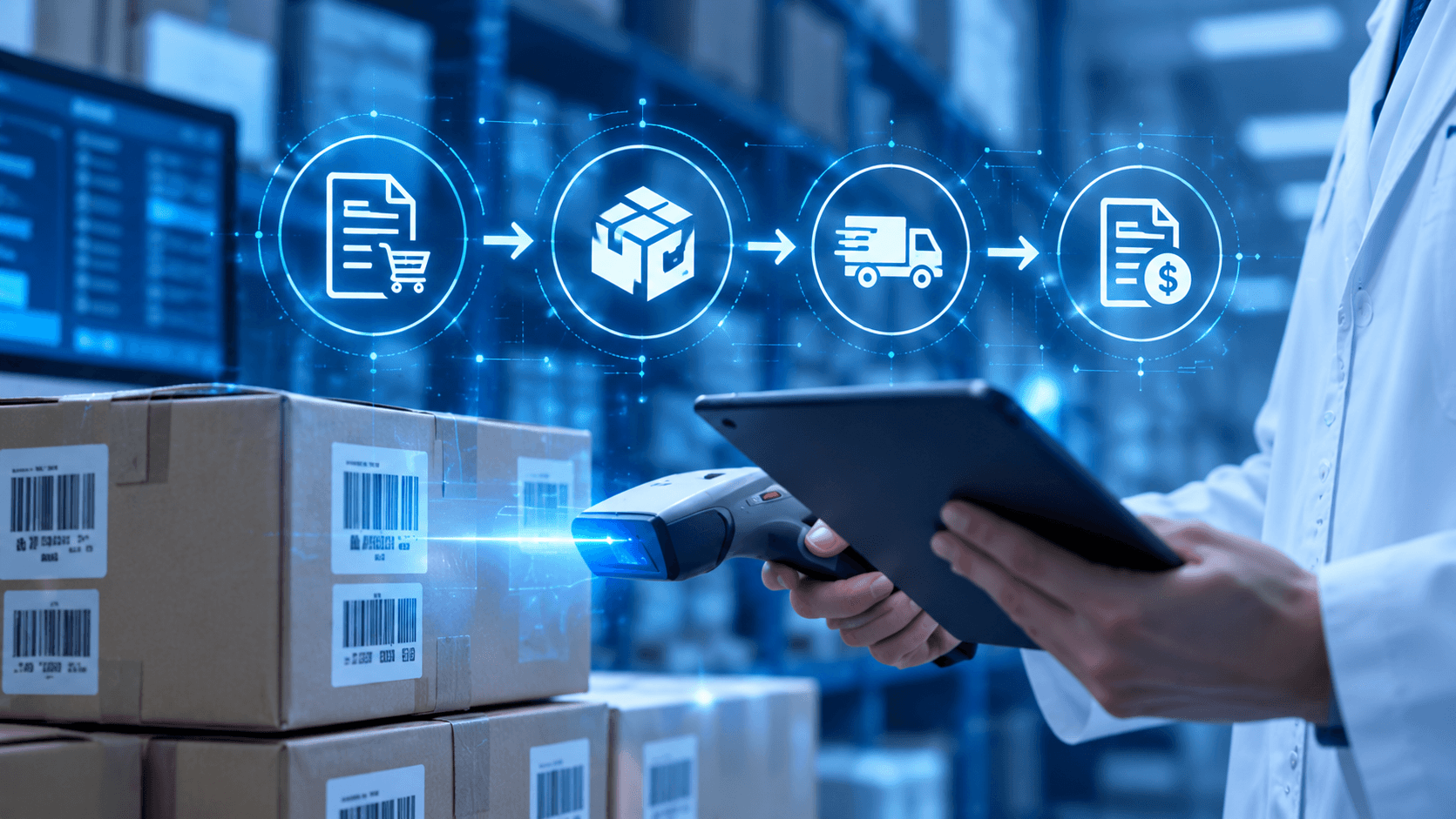 DME consignment and stock-and-bill workflow dashboard